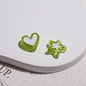 Double Sided Star & Heart Acrylic Beads 11mm Enamel Glossy 50pcs 10