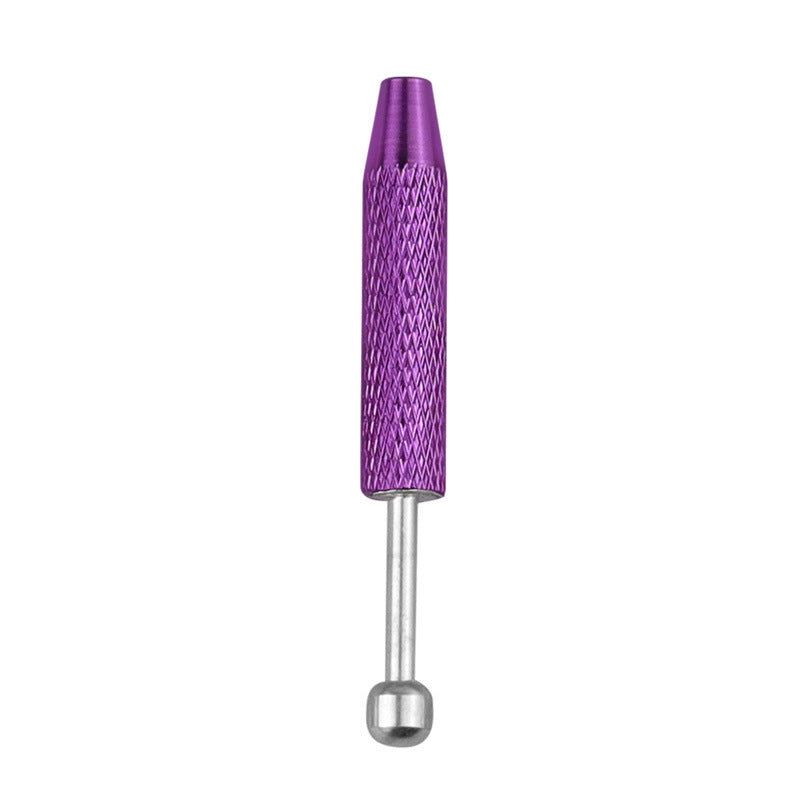 Stainless Steel 4-Prong Claw Tweezers Multi Colored Knurled Grip 3pcs 12