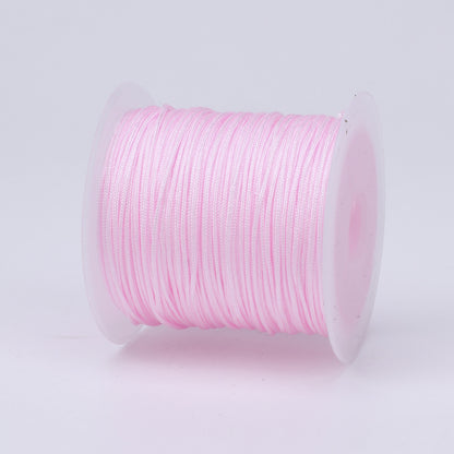 Nylon Thread 0.8mm Diameter 40m Colorful Jewelry Stringing Cord 18