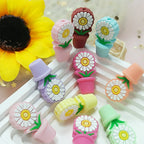 Silicone 3D Focal Beads Potted Daisy Holding Pot 20pcs 4