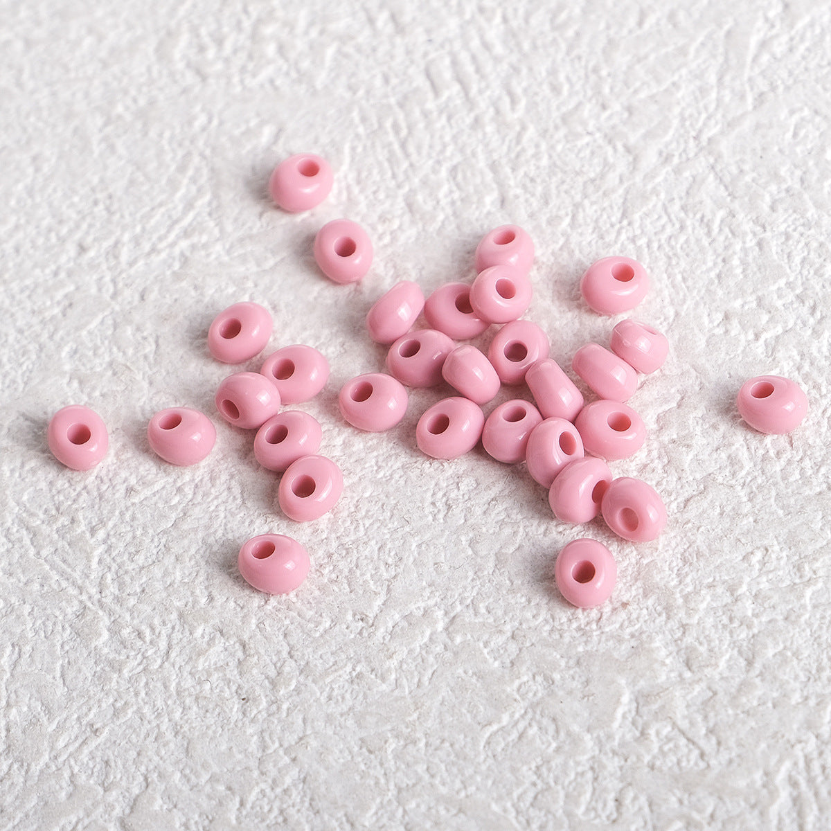 Acrylic Water Drop Spacer Beads 5mm Solid Color 162pcs 13