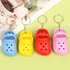 Silicone Mini Slippers Couple Keychain Colorful Clog Style 2