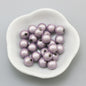 Glossy Metallic Round Acrylic Beads 10mm Colorful Assorted 50pcs 19