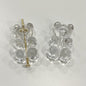 Clear Candy Colored Teddy Bear Acrylic Beads 12x18mm 10pcs 14