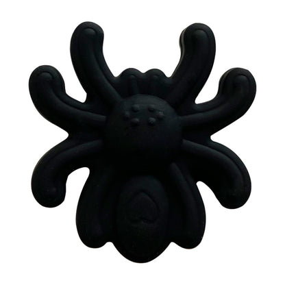 Silicone Focal Beads Spider Solid Color Smooth Texture 20pcs 9