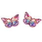Plating Gilded Butterfly Acrylic Beads 15mm 22mm Radiant Mixed 100pcs 6