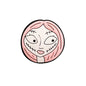 Silicone Focal Beads Halloween Zombie Girl Pink Red Hair 20pcs 4