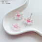 Pink Series Butterfly Flower Acrylic Beads Transparent 1pc 11