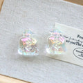 UV Plating Money Bag Acrylic Beads 22mm Translucent Pastel 20pcs 6