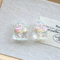 UV Plating Money Bag Acrylic Beads 22mm Translucent Pastel 20pcs 6