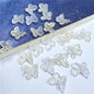 Czech Glass Beads Butterfly 11mm Translucent Purple Blue Pink 50pcs 23