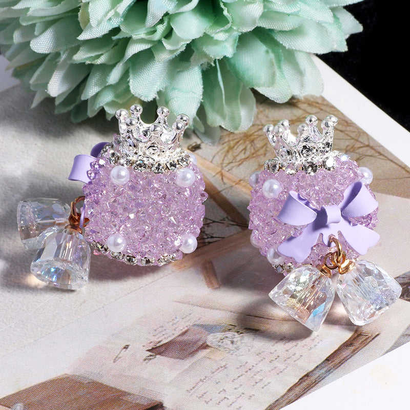 Embellished Bubblegum Beads 24mm Sugar Bow Decorative 5pcs 7
