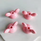 UV Plating Mickey Acrylic Bead Caps 18mm Glossy Mixed Colors 20pcs 20