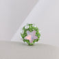 Embellished Star Clay Beads 18mm Pearl Rhinestone Bubblegum 10pcs 10