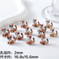 Hand Painted Animal Ceramic Beads Cute 3D Design 2pcs 10