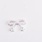 Knitted Bow Acrylic Beads 32mm Solid and Transparent Colors 10pcs 8
