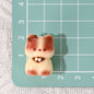 Glossy 3D Kitten Resin Beads 24-27mm Adorable Pastel 10pcs 9