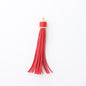 PU Leather Tassel Keychain with Gold Electroplated Hardware 9