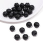 Opaque Pumpkin Acrylic Beads 12mm Colorful Round 40pcs 7