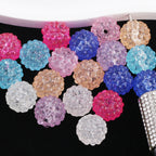 Transparent Glow In The Dark Resin Bubblegum Beads 16mm Textured 20pcs 4