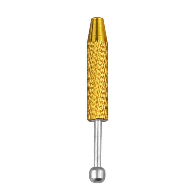 Stainless Steel 4-Prong Claw Tweezers Multi Colored Knurled Grip 3pcs 8