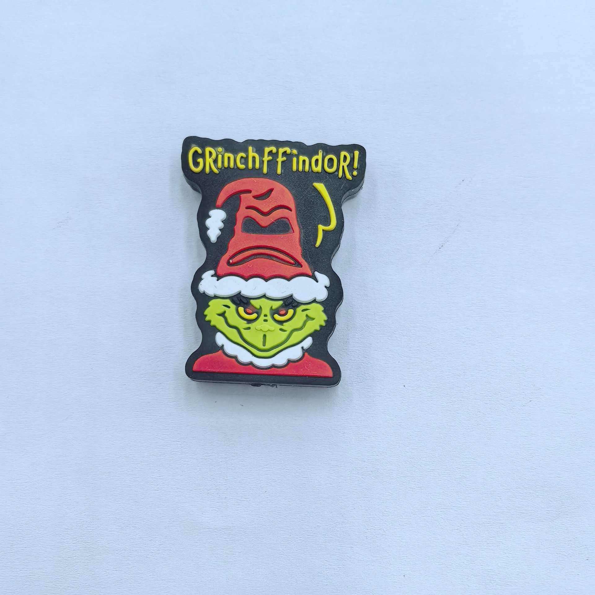Silicone Focal Beads Christmas Grinch Poses and Text 20pcs 10