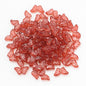 Czech Glass Beads Butterfly 8 15mm Dual Color Gradient Transparent 50pcs 19