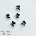 Painted Alloy Metal Beads Baking Shin-Chan Himawari Nohara Series 10pcs 6