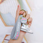 Mini High Top Basketball Shoe Keychain Red Burgundy PVC Soft 6