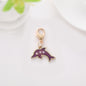 Enamel Astronaut Keychain Metal Zinc Alloy Space Theme Charm 46