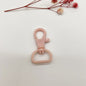 Colorful Plastic Swivel Snap Hook Keychain Clasps 40mm 20pcs 18