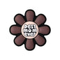 Silicone Focal Beads Mom Alphabet Cheerful Sunflower Black Background 20pcs 7