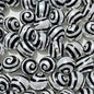 Imitation Pearl Swirl Acrylic Beads 16mm ABS Plastic Glossy 100pcs