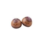 Cute Chestnut Acrylic Beads 13x16mm Painted Smile Face 20pcs 4