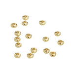 Tiny Donut Spacer CCB Plastic Acrylic Beads 4mm KC Gold 1000pcs 6
