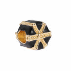 Cube Metal Beads 10mm Christmas Gift Box Enamel Large Hole 10pcs 5