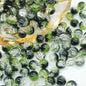 Crackle Glass Beads Round 10mm Transparent Mixed Colors 50pcs 56