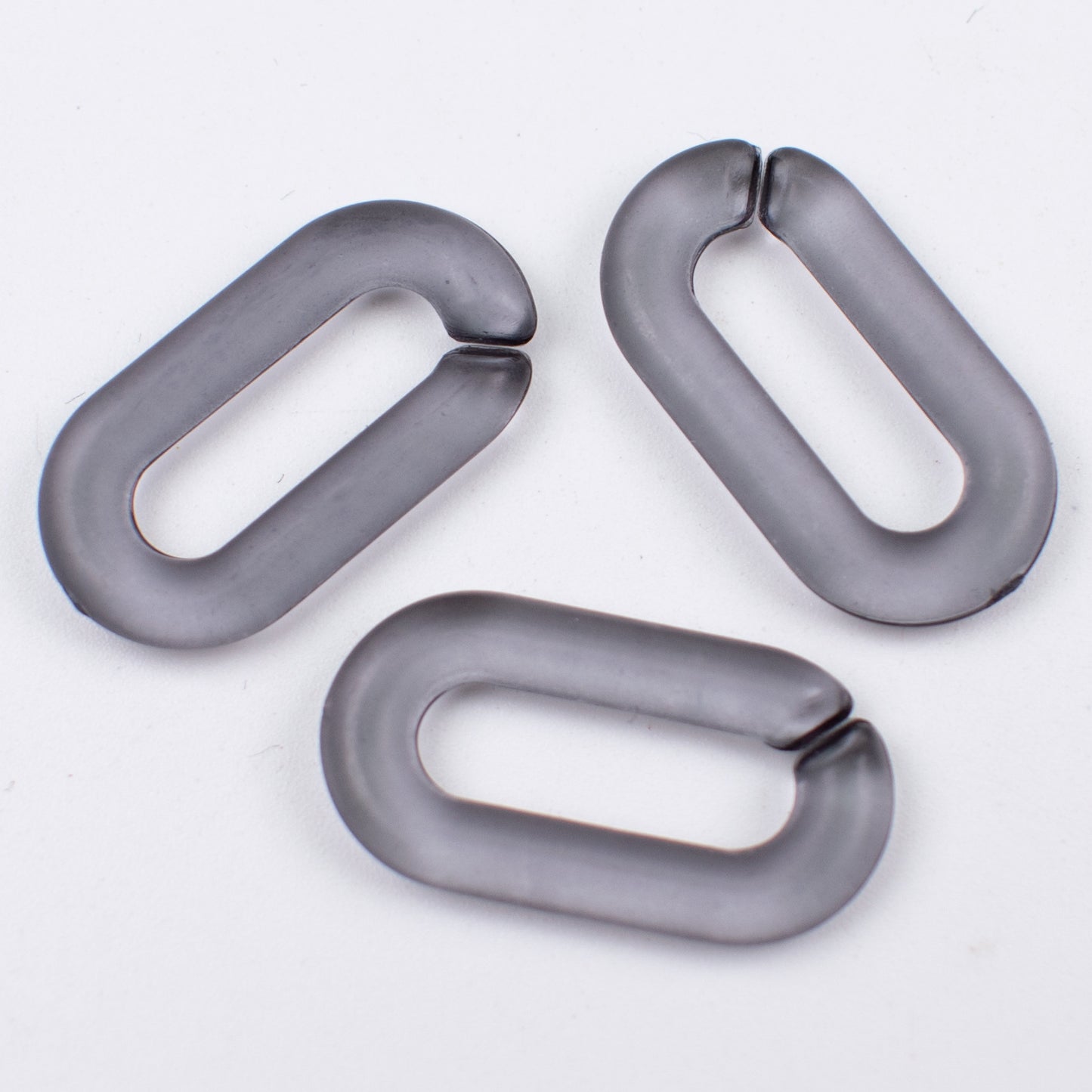 Matte Clear Acrylic Open Chain Links 20mm Colorful 100pcs 16