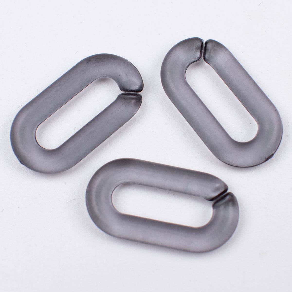 Matte Clear Acrylic Open Chain Links 20mm Colorful 100pcs 16