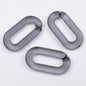 Matte Clear Acrylic Open Chain Links 20mm Colorful 100pcs 16