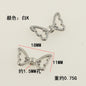 Angel Wings Metal Beads Antique Silver Tone 20pcs 11