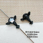 Wand Metal Beads Painted Anime Style Alloy 10pcs 22
