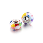 Imitation Lampwork Chunky Resin Beads 14mm Multicolor 100pcs 5