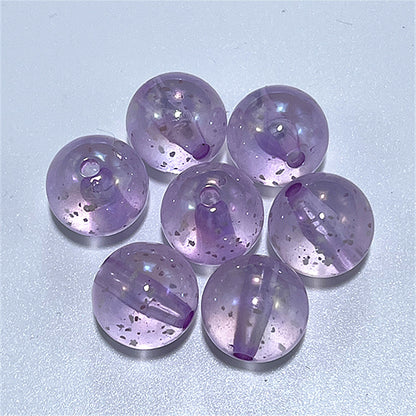 Glow In The Dark Round Acrylic Beads 16mm Transparent Confetti 100pcs 4