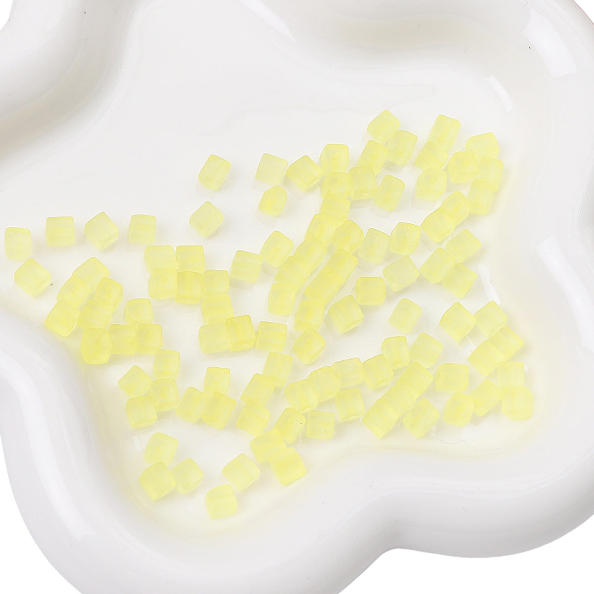 Frosted Sugar Seed Glass Beads 5mm Pastel Mixed Colors 100pcs 8