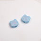 Painted Spiral Bear Acrylic Beads 11mm Colorful Glossy 50pcs 10