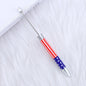 Beadable Ballpoint Pen Printed Flag Sunflower Pattern Long 167mm 7