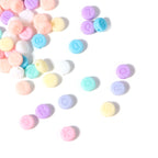 Macaron Acrylic Beads Mixed Shapes Pastel Colors 100pcs 4