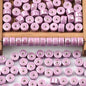 Cylindrical Ceramic Beads 6mm Glossy Rainbow Spacer 10pcs 16