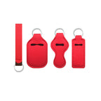 Neoprene Sanitizer Chapstick Holder Wrist Strap Keychain 10pcs 6